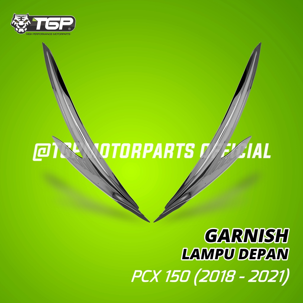 Garnish Lampu Depan Honda PCX 150 (2018 - 2021) TGP Aksesoris Variasi Motor
