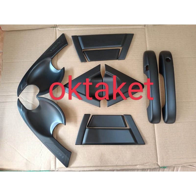 paket outer handle depan belakang Honda HRV 2022 HITAM &amp; CHROME