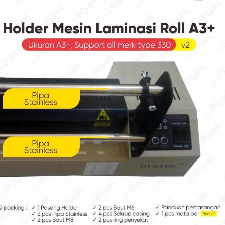 

✢Terkini✪➡ Penyangga laminating Holder Mesin Laminasi Roll A3 45 ✢