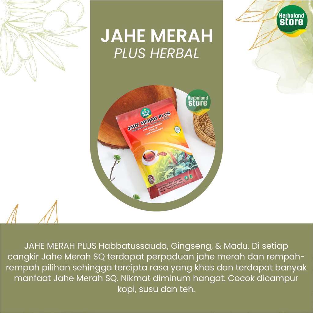 ILFAZY FOOD Jahe Merah Bubuk 500 gram