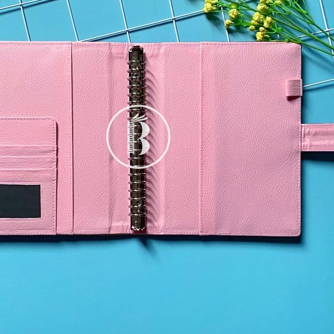 

SALE|SQ11|Bindermu READY Binder Polos Kulit A6 6ring A5 20ring B5 26ring Multiring 6 holes lubang Planner Notebook
