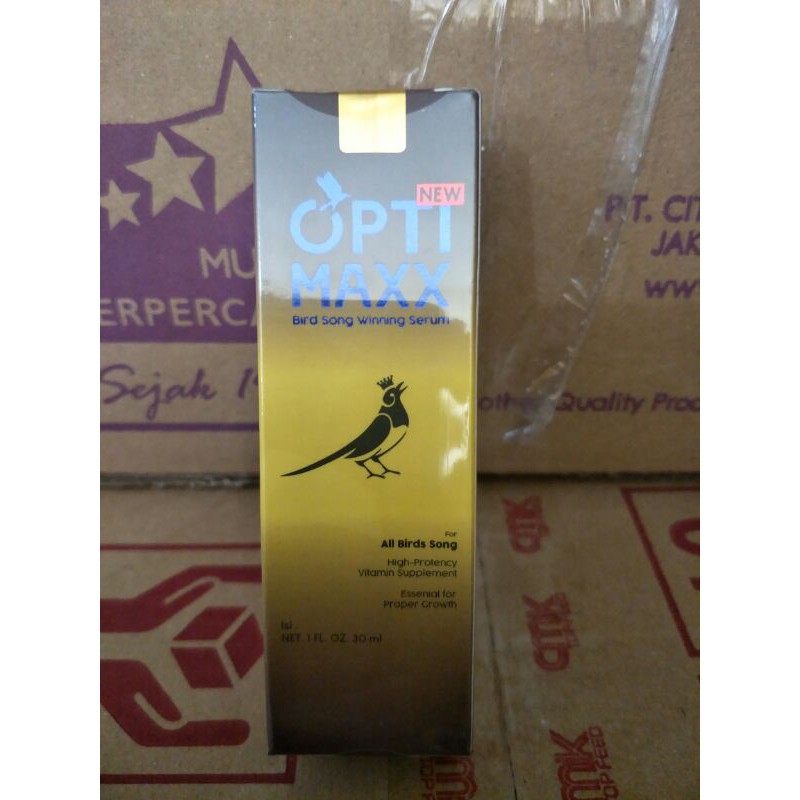 vitamin optimaxx/ vitamin pengacor burung/ optimaxx pengacor murai/vitamin pengacor burung