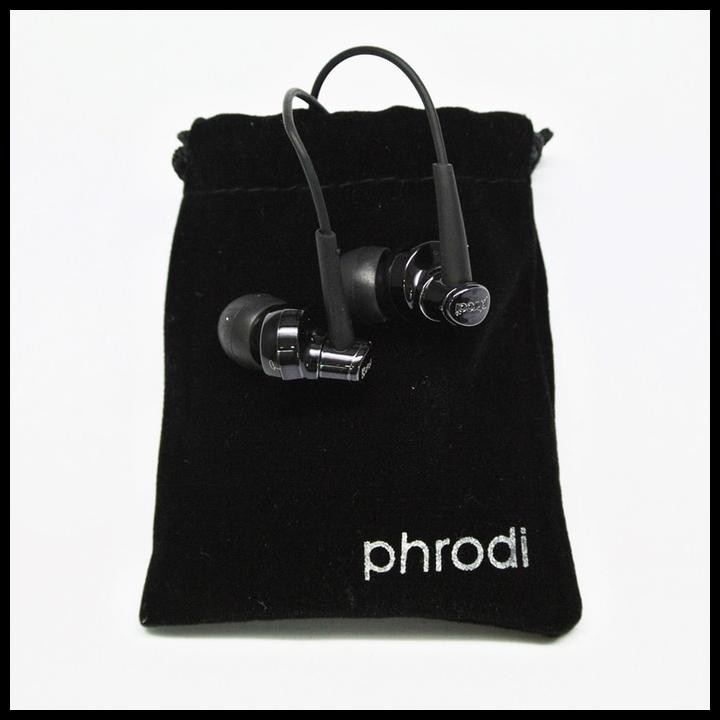CUCI GUDANG PHRODI 007 EARPHONE - POD-007 - BLACK - HITAM 