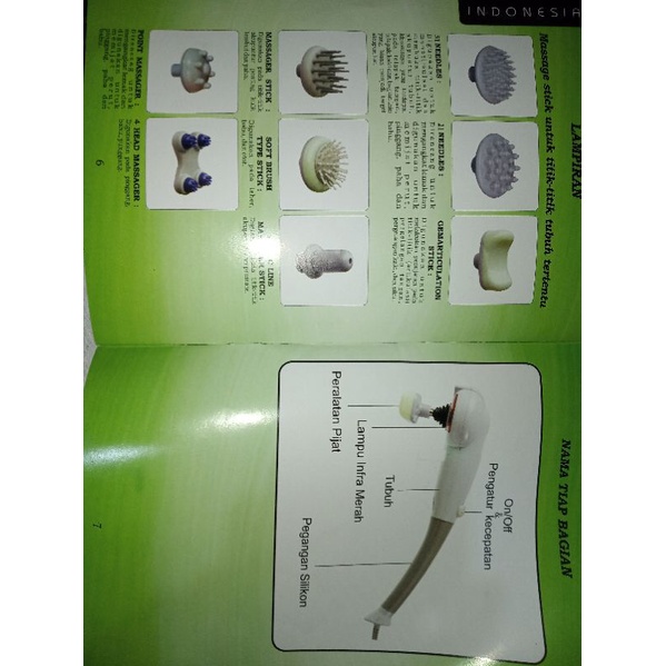 alat pijat refleksi merk JMG free bantal pijat mobil