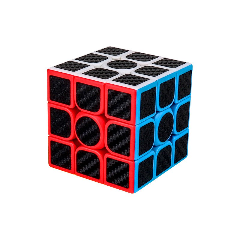 Rubik 3x3 Carbon Moyu Meilong - Rubik 3x3 Carbon Sticker Moyu