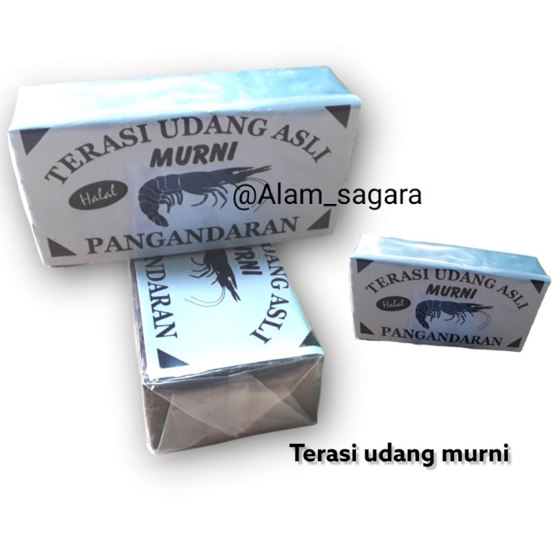 

terasi udang besar asli khas Pangandaran