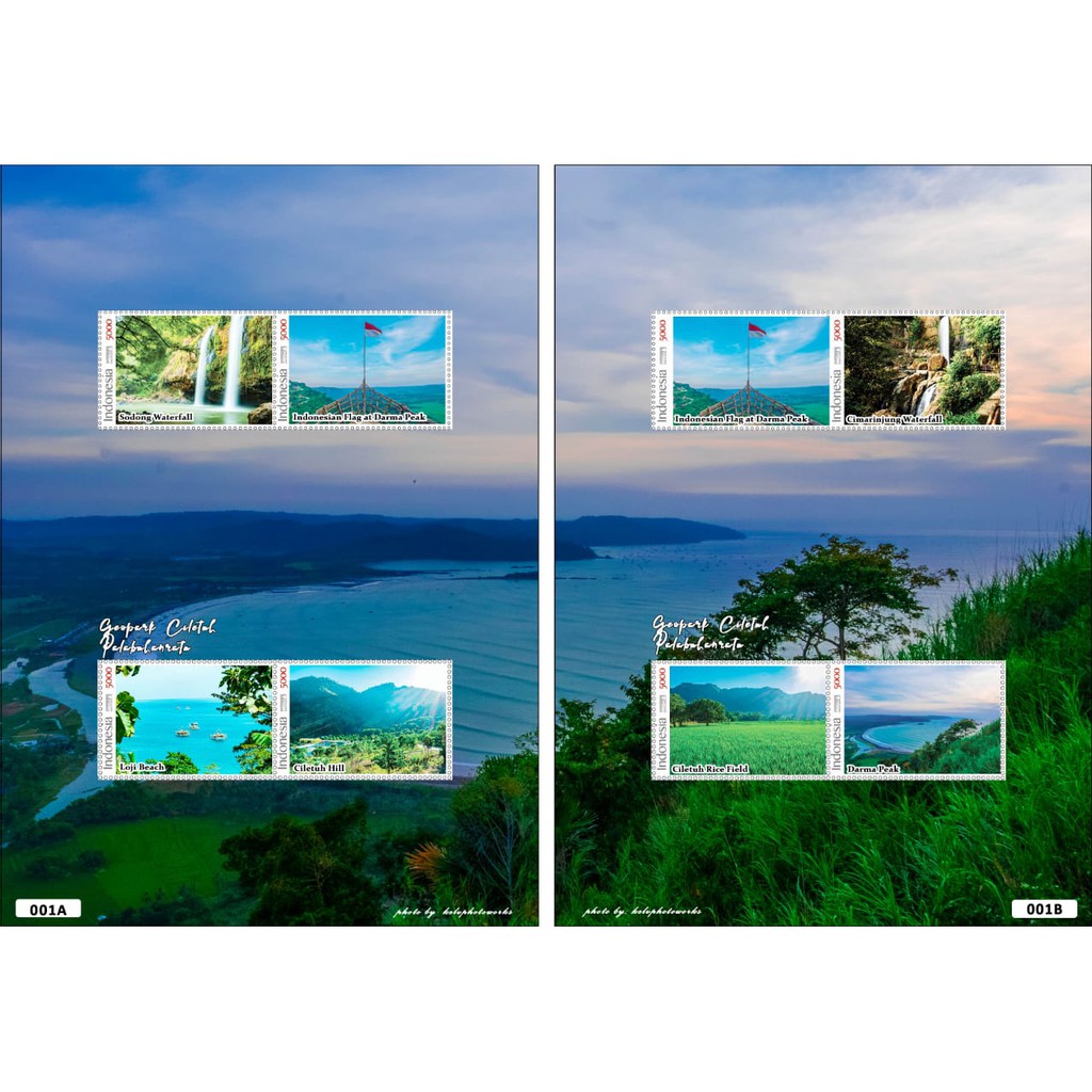 

Perangko Filateli B31 - Indonesia MNH Prisma 2019 Geopark Ciloteh Pelabuhanratu