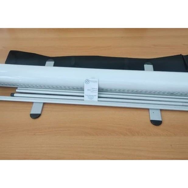 Roll Up Banner Almunium Uk. 85x200 / Roll Up Banner 85 Murah Bandung