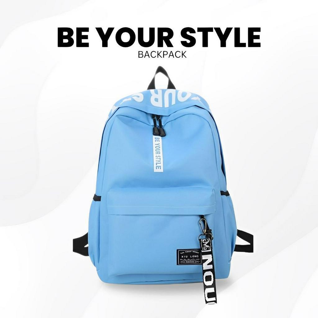 Tas Be Your Style Besar / Tas Ransel Backpack Korea / Ransel Sekolah SD SMP SMA