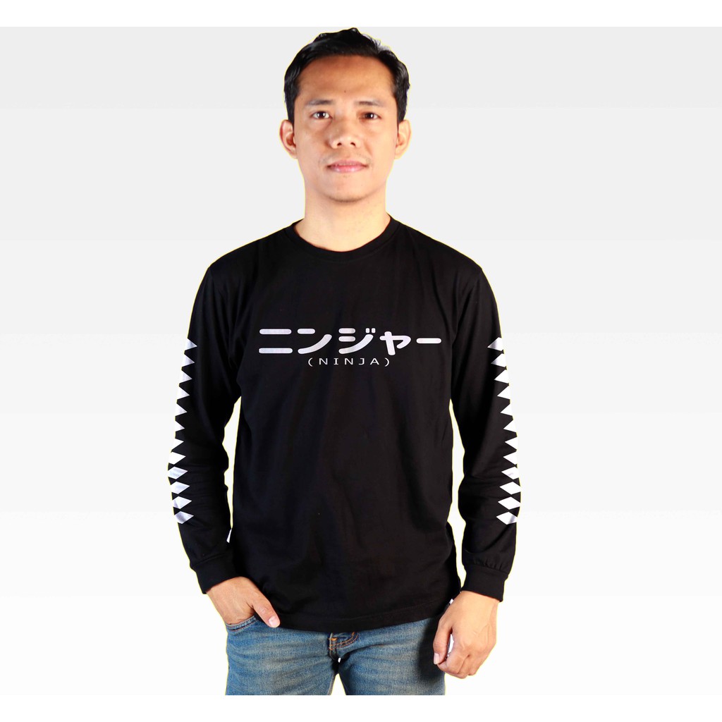 JOPPERSIDE TSHIRT KAOS DISTRO LONG SLEEVE LONGSLEEVE LENGAN PANJANG PRIA NINJA ORIGINAL PREMIUM TL6