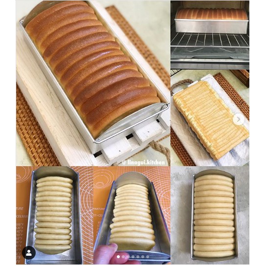 Loyang Cetakan Pan Kue Sisir Roti Tawar Sobek Manis 24x12x4(8)