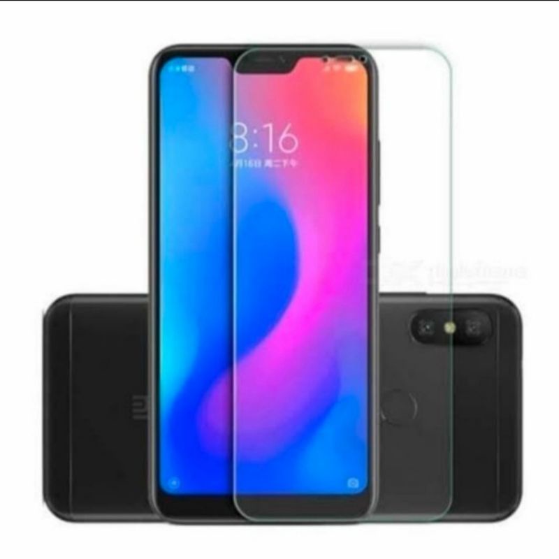 Xiaomi Redmi 6 Pro Mi A2 Lite tempered glass anti gores kaca bening