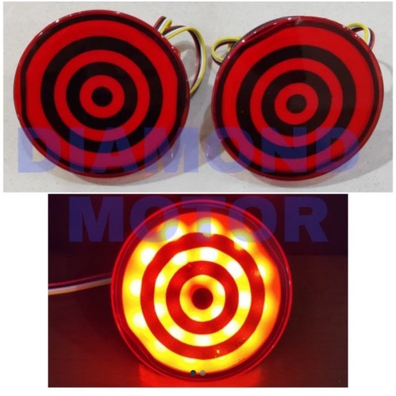 Lampu Reflektor Bamper Belakang All New Avanza Veloz 2012 Mata Kucing