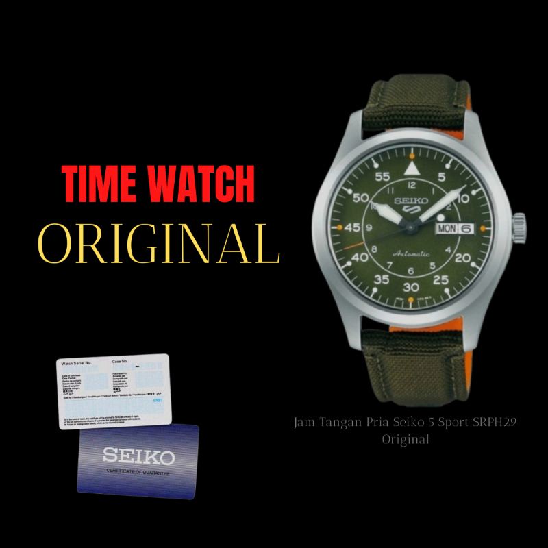 Jam Tangan Pria Seiko 5 Sport SRPH29K1 Automatic Grand Dial Original