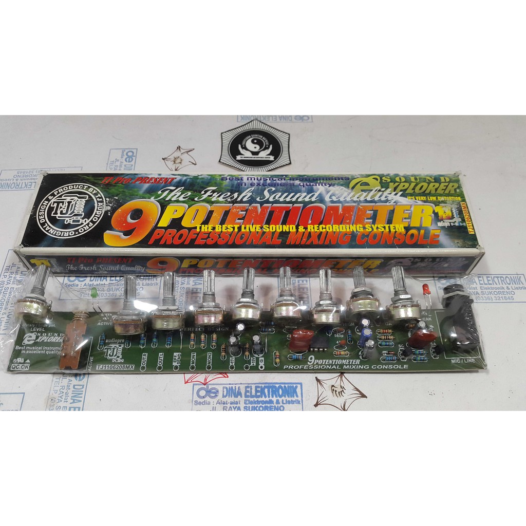 KIT MIXER 9 POTENSIO - EXPLORER