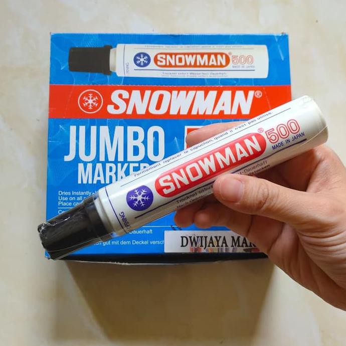

Spidol Besar Jumbo Snowman - Hitam Dwija522 Diminati Banget