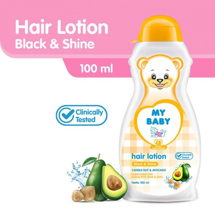 My Baby Hair Lotion Black &amp; Shine 100ml