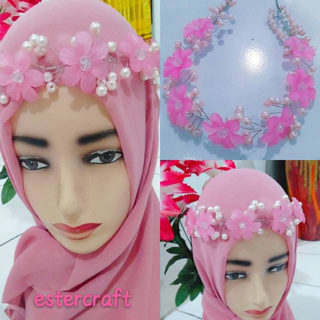 Headpiece hijab| Headpiece hijab | Headpiece hiasan kepala | Tiara rambut | Tiara headpiece hijab | 