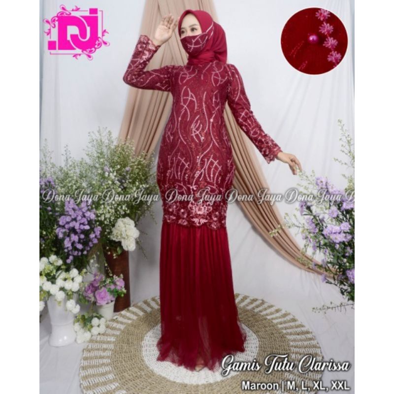 GAMIS TUTU CLARISA//GAMIS TULLE TUTU//GAMIS PESTA MURAH