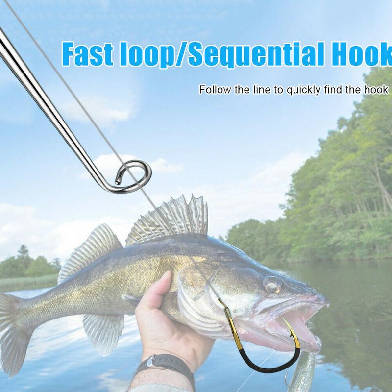 Stainless Steel Easy Fish Hook Remover Safety Fishing Hook Extractor Detacher Rapid Decoupling Device Fishing Tools Equipment