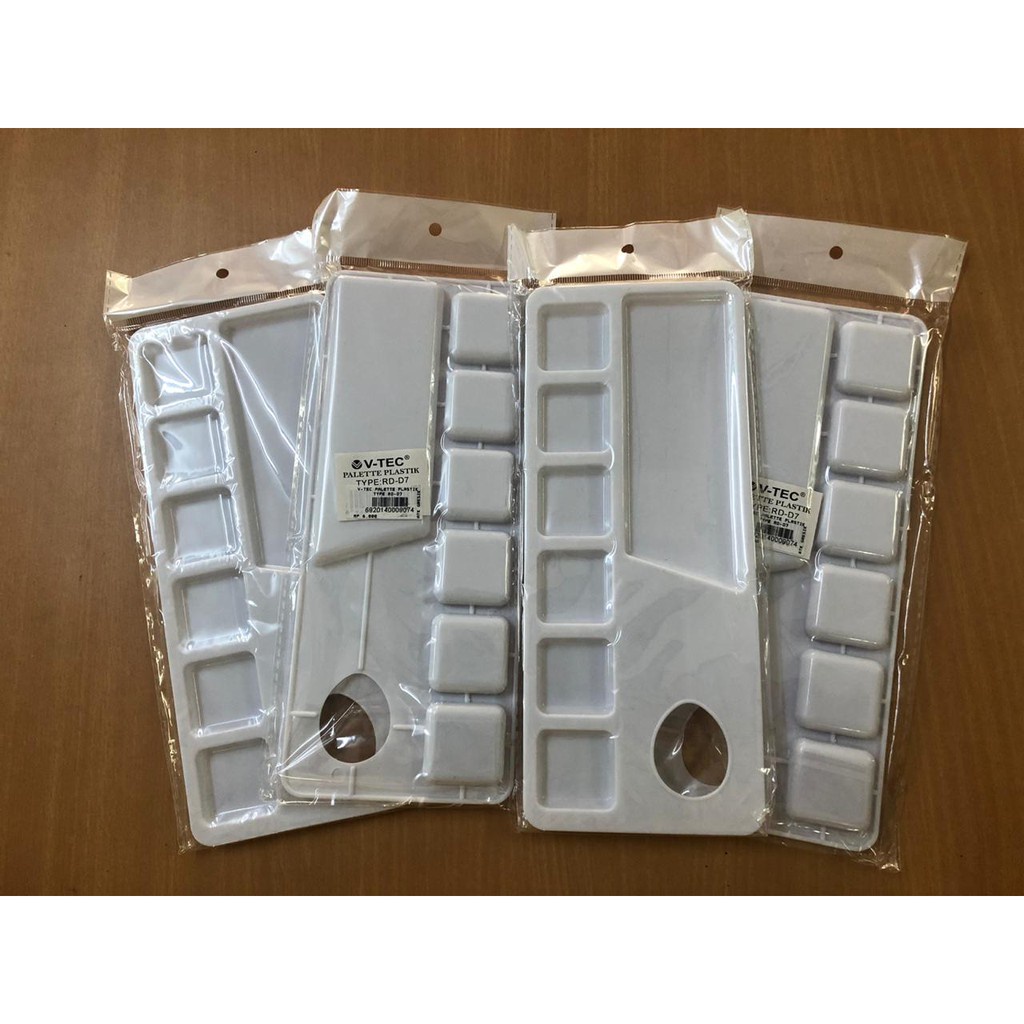 

Palet Lukis 9.5 x 23.5 cm V-tec RD-D7 Persegi Panjang Murah [INSHOP]