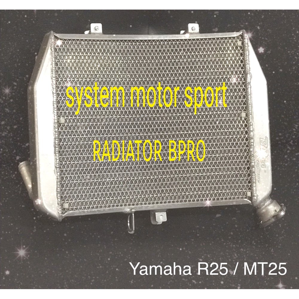 Jual radiator racing yamaha r25 atau mt25 radiator bpro r25 atau mt25