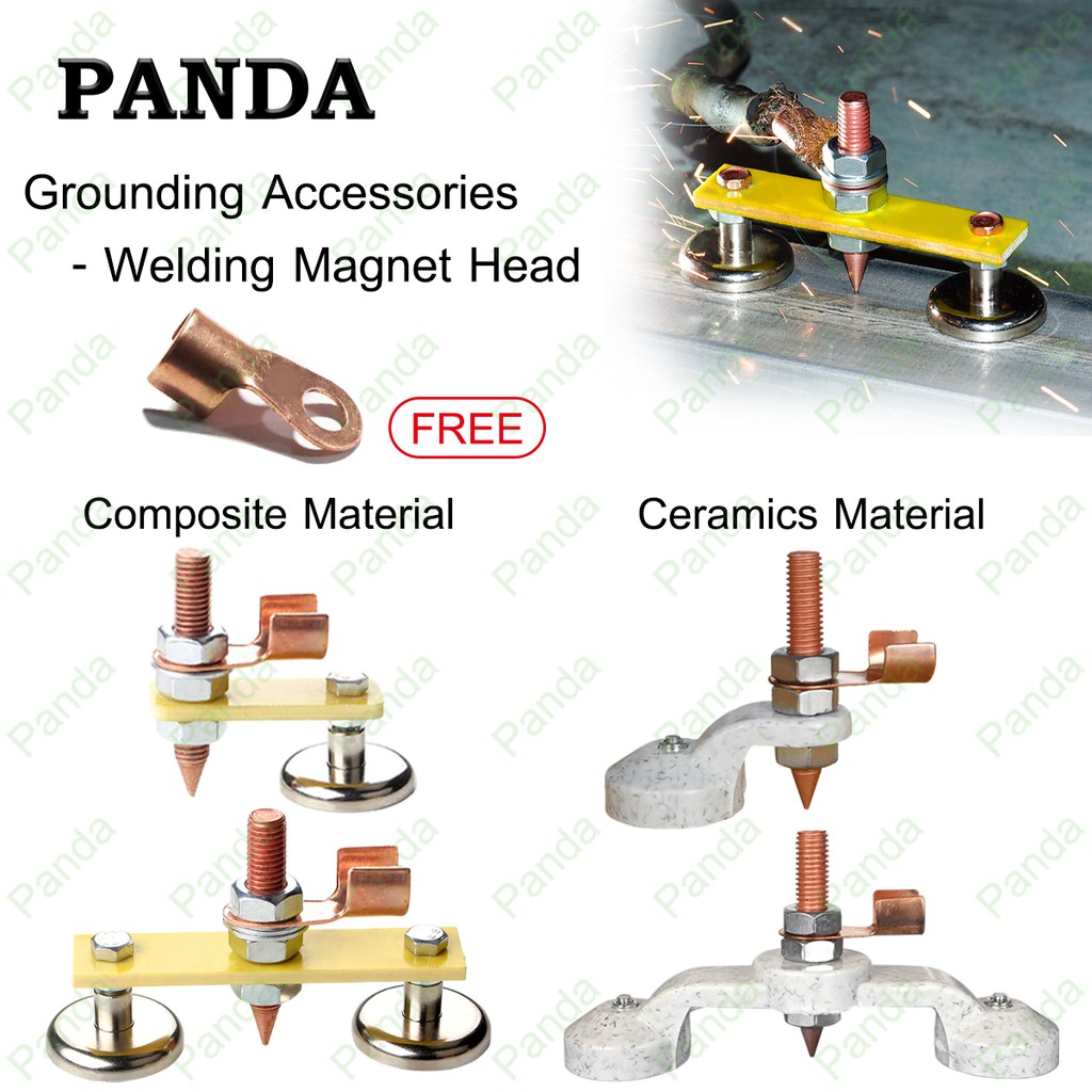 NEW PANDA Klem Las Magnet Klem Welding Magnet Las Las Magnet Grounding Kepala Las Logam Magnetik