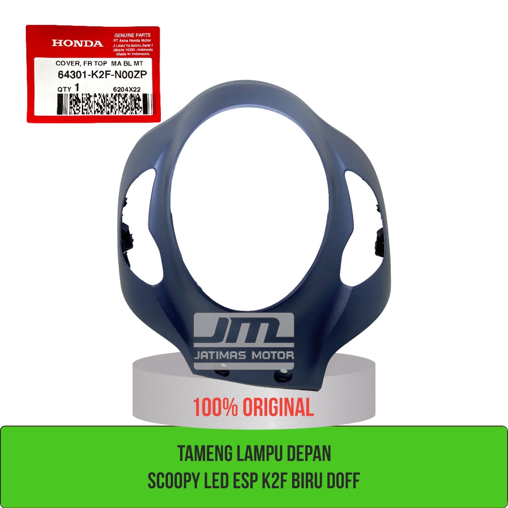 Tameng lampu depan scoopy LED eSP K2F biru doff 64301-K2F-N00ZP