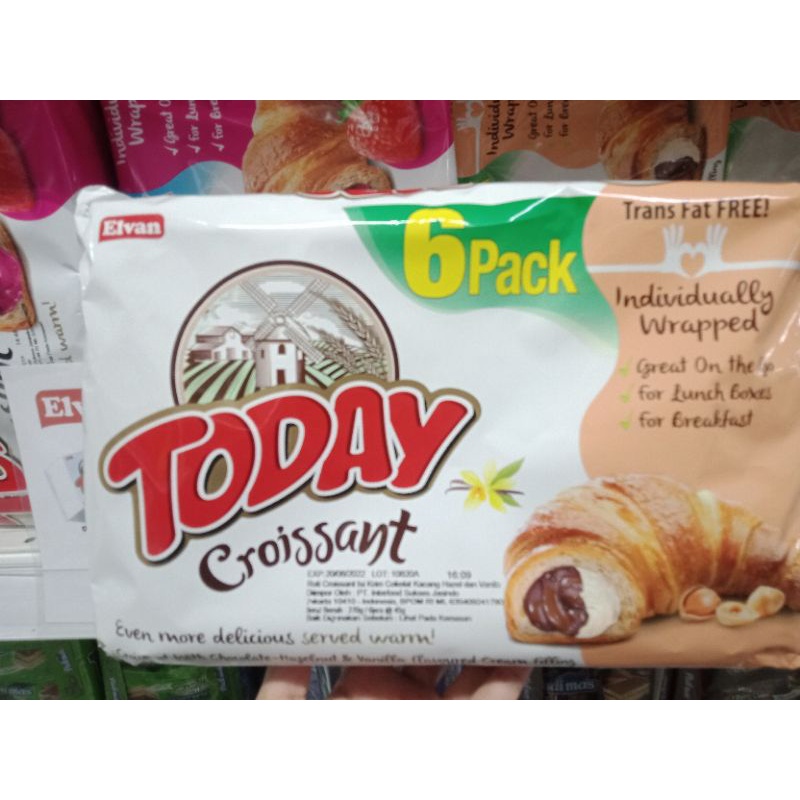 

JAJANAN IMPORT ELVAN "TODAY CROISSANT" HALAL COCOK UNTUK SARAPAN ISI 66 PACK /SNACK IMPORT/JAJANAN IMPORT/JAJANAN ANTI GEMUK/ELVAN