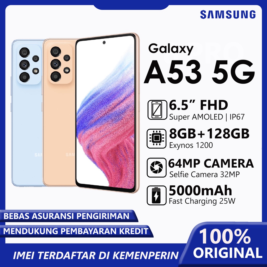 Samsung Galaxy A53 5G 8/128 GB Garansi Resmi SEIN