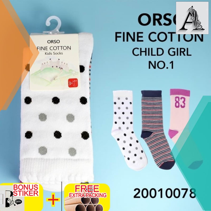 

Terlaris PROMO!! KAOS KAKI ANAK PEREMPUAN 3PASANG / CHILD GIRL
