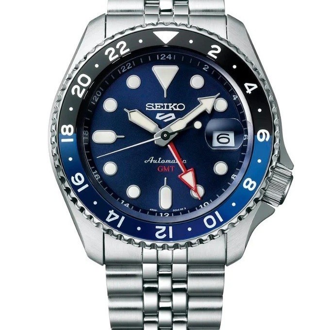 LIMITED EDITION Jam Tangan Pria Seiko 5 GMT SSK003 SSK003K1 Original & Garansi