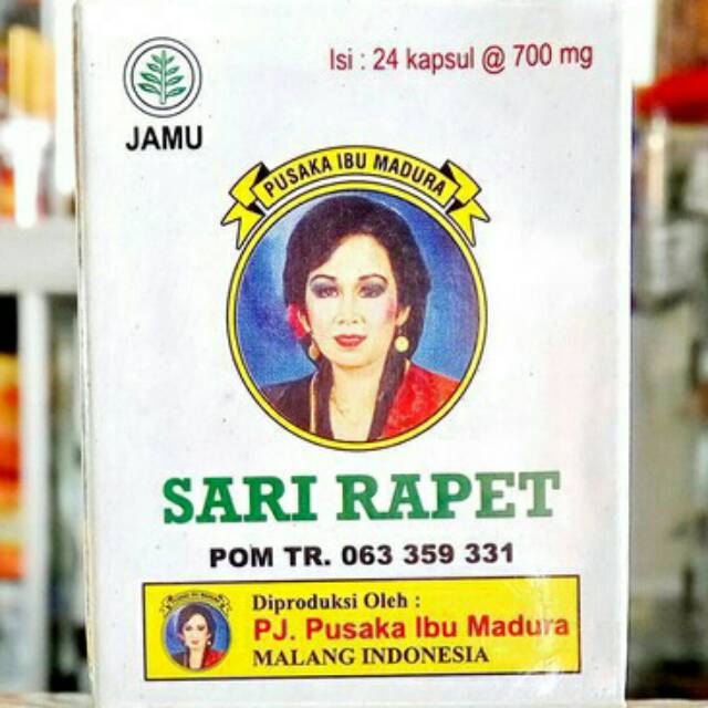 

OBAT KAPSUL KESET SUPER EMPOT PUSAKA IBU MADURA JAMU LADIES MISS V JADI VIRGIN RAMUAN HERBAL