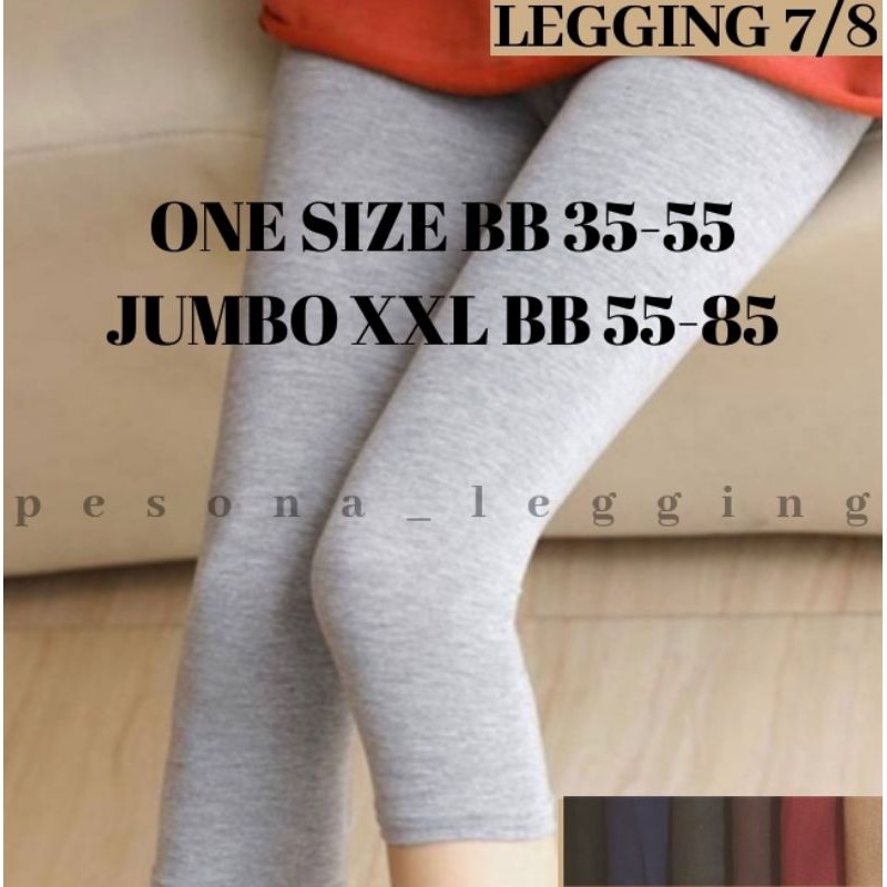 CELANA LEGGING WANITA 7/8 BAHAN KAOS RAYON