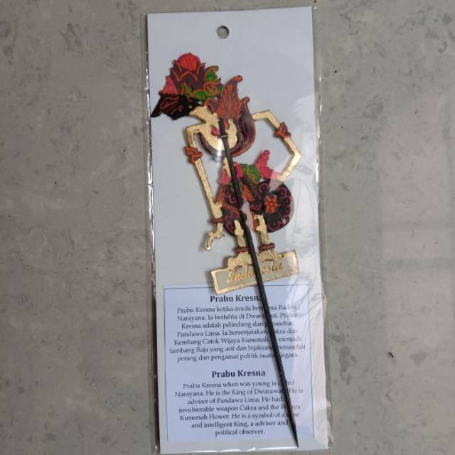 MINIATUR WAYANG KULIT KRESNA