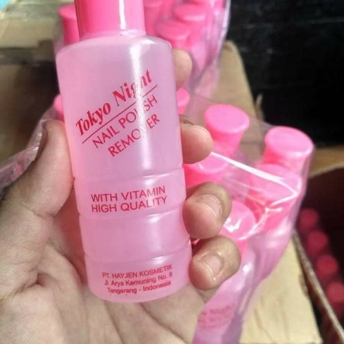 [ORI] ASETON TOKYO NIGHT PENGHAPUS KUTEK | Nail Polish Remover Pembersih Kutek Kuku ( 76ml )