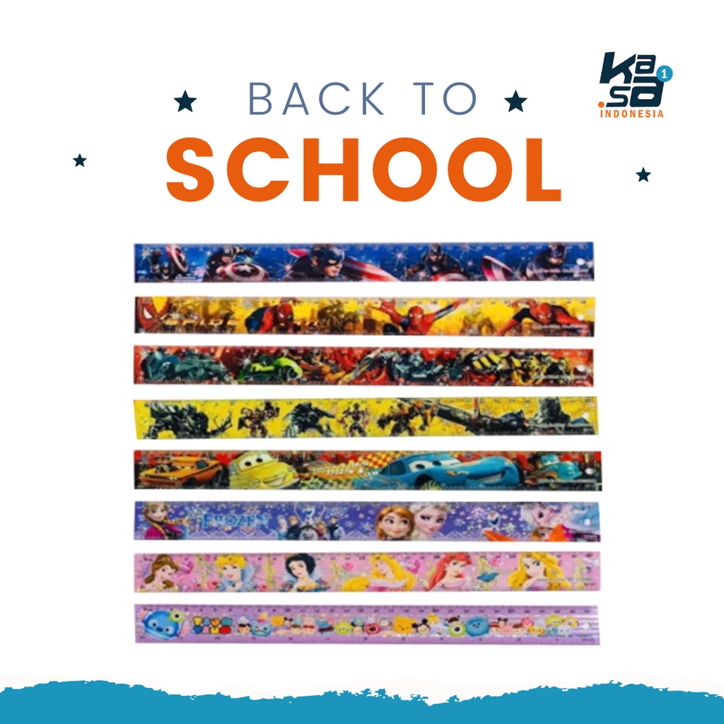 

Penggaris Besi Panjang 30 cm Karakter Premium Anak Sekolah SD