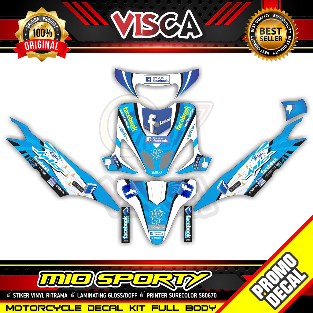 Decal Mio Sporty Full Body Stiker Mio Sporty Full Body Fb