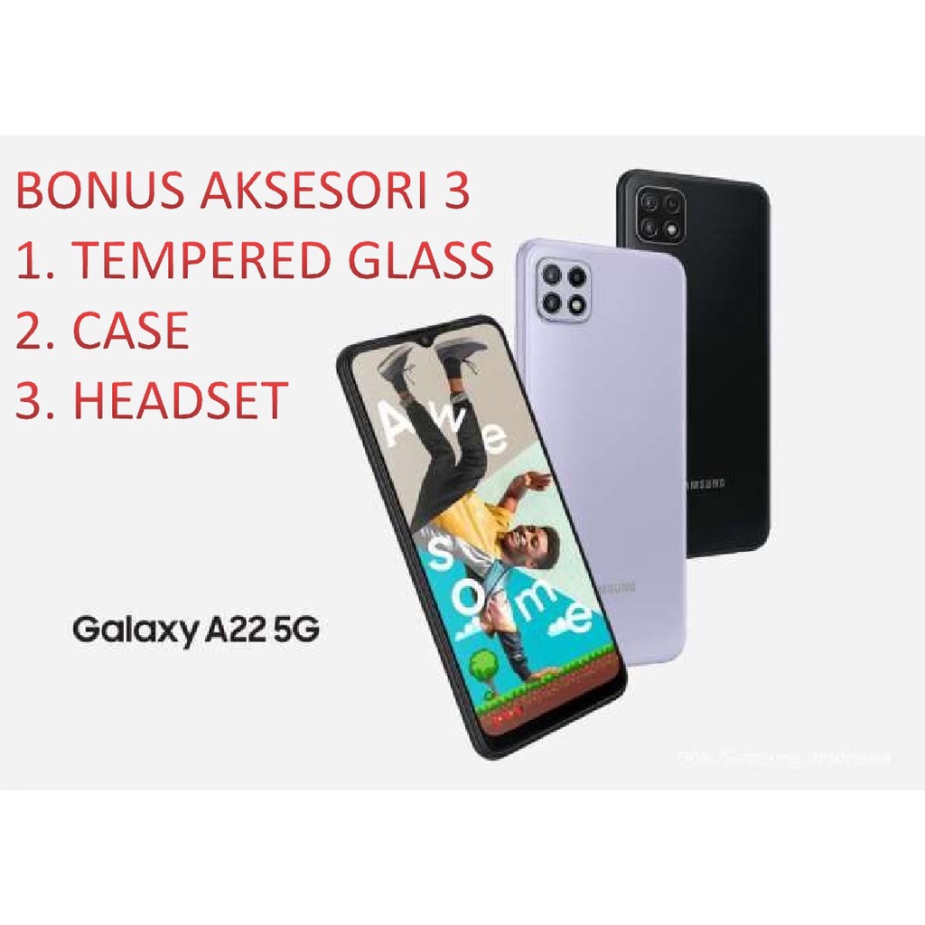 Samsung Galaxy A23 / A22 5G  garansi resmi-SMSUNG A22 5G bonus3