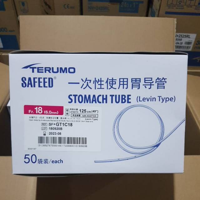 NGT TERUMO Fr 18 / Stomach Tube 18 Terumo / Selang Makan