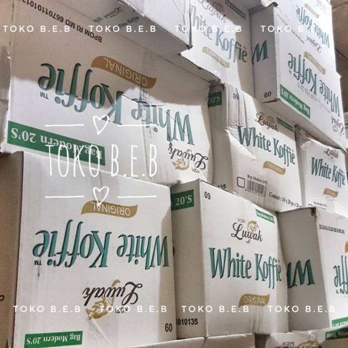 

LUWAK WHITE KOFFIE kopi Coffee 20gr sachet isi 20 renceng
