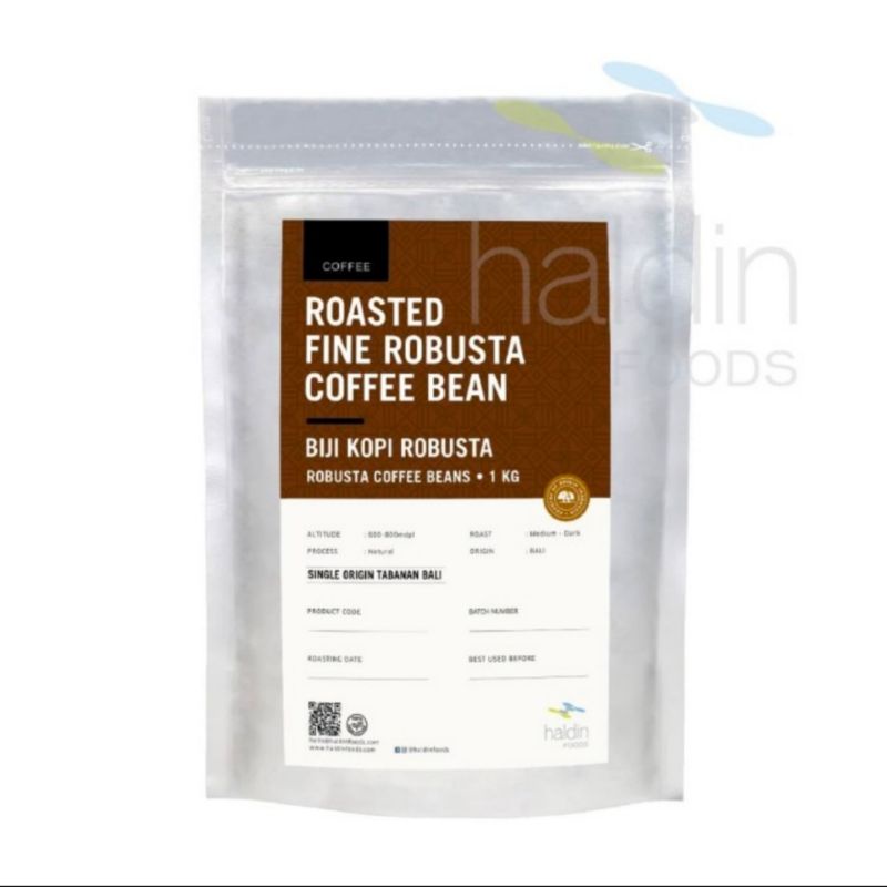 

Roasted Fine Robusta Coffee Bean 1 kg