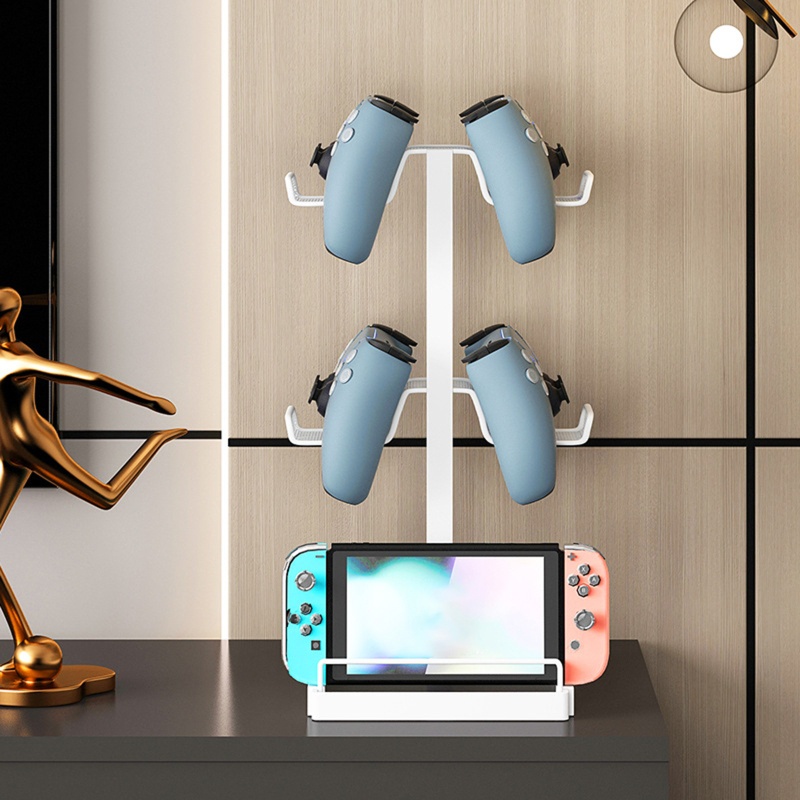 Btsg Controller Display Holder Stand Gamepad Metal Desktop Storage Organizer Bracket Untuk Switch///Untuk PS3