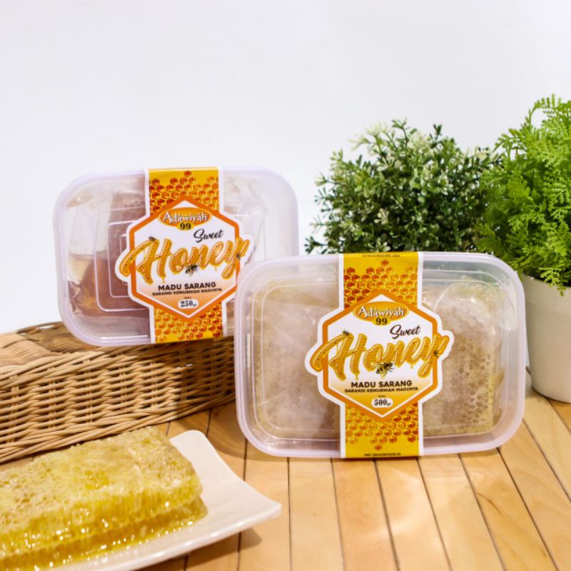 

MADU SARANG ADAWIYAH 99 ASLI MURNI RAW HONEY 250 GRAM ORIGINAL PREMIUM TANPA CAMPURAN