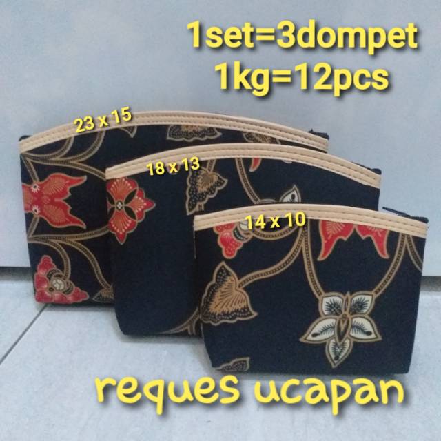 DOMPET BERANAK,POUCH BATIK BERANAK,SOUVENIR DOMPET BERANAK