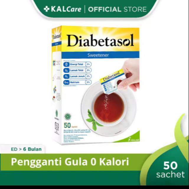 

Diabetasol Zero Calorie Sweetener 100 X 1,5G (Sachet)