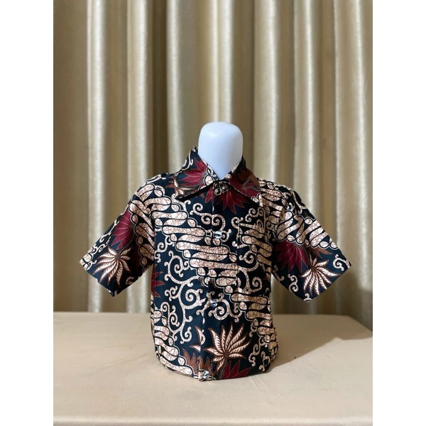 KEMEJA BATIK ANAK/ KEMEJA COUPLE DEWASA/KEMEJA ANAK BUAT SERAGAMAN/KEMEJA ANAK BUAT PESTA