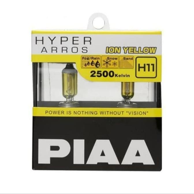 PIAA- HE- 996Y / H11 12v. Hyper Arros ION Yellow 2.500K (Tembus Kabut) rod14 Juara