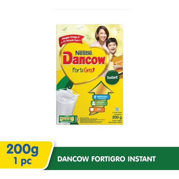 

NESTLE Dancow Fortigro Instant 200 gr Susu Anak Usia Sekolah 5 - 12 Tahun