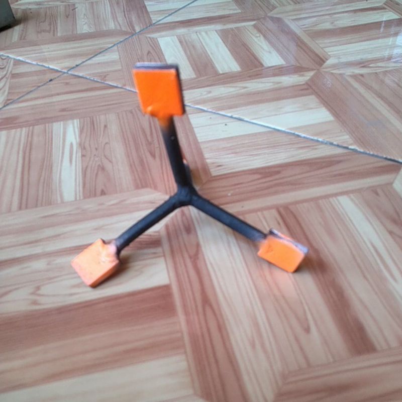 sasaran tembak target metal siluet putar dataran